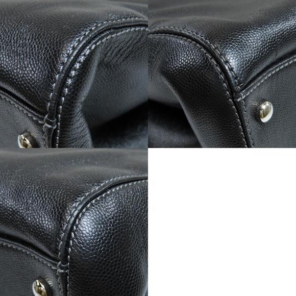 Chanel Coco Mark Silver Metal Fittings 2way Handbag - Picture 9 of 9